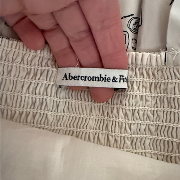 Abercrombie & Fitch Cheers to Capri Italy Printed Dress Midi Size XSP Petite - Picture 11 of 13